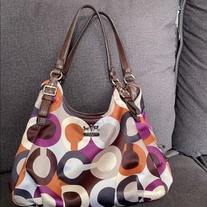 Authentic coach hand bag